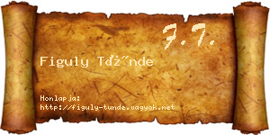 Figuly Tünde névjegykártya